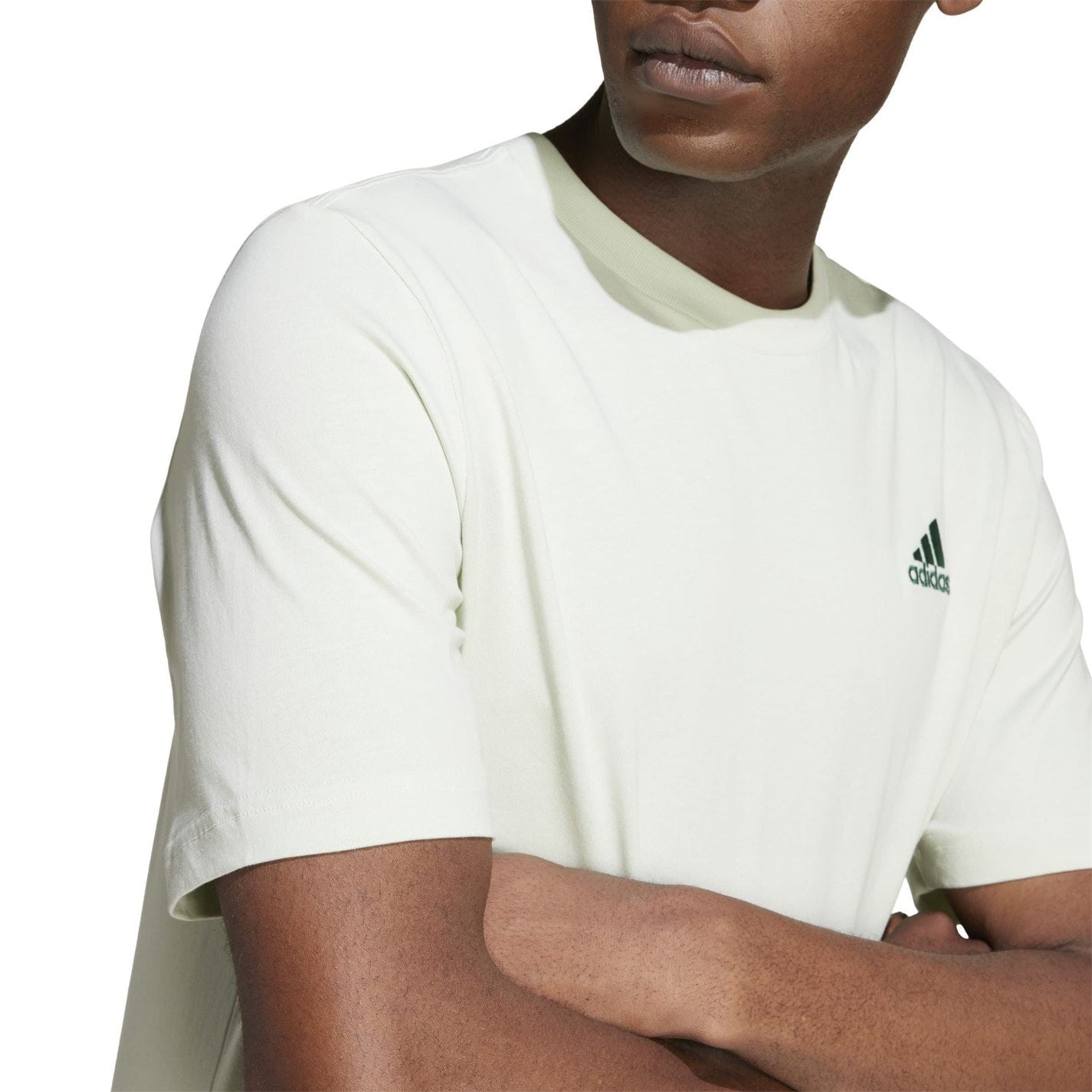 adidas Mens Essentials Single Jersey Logo T-Shirt