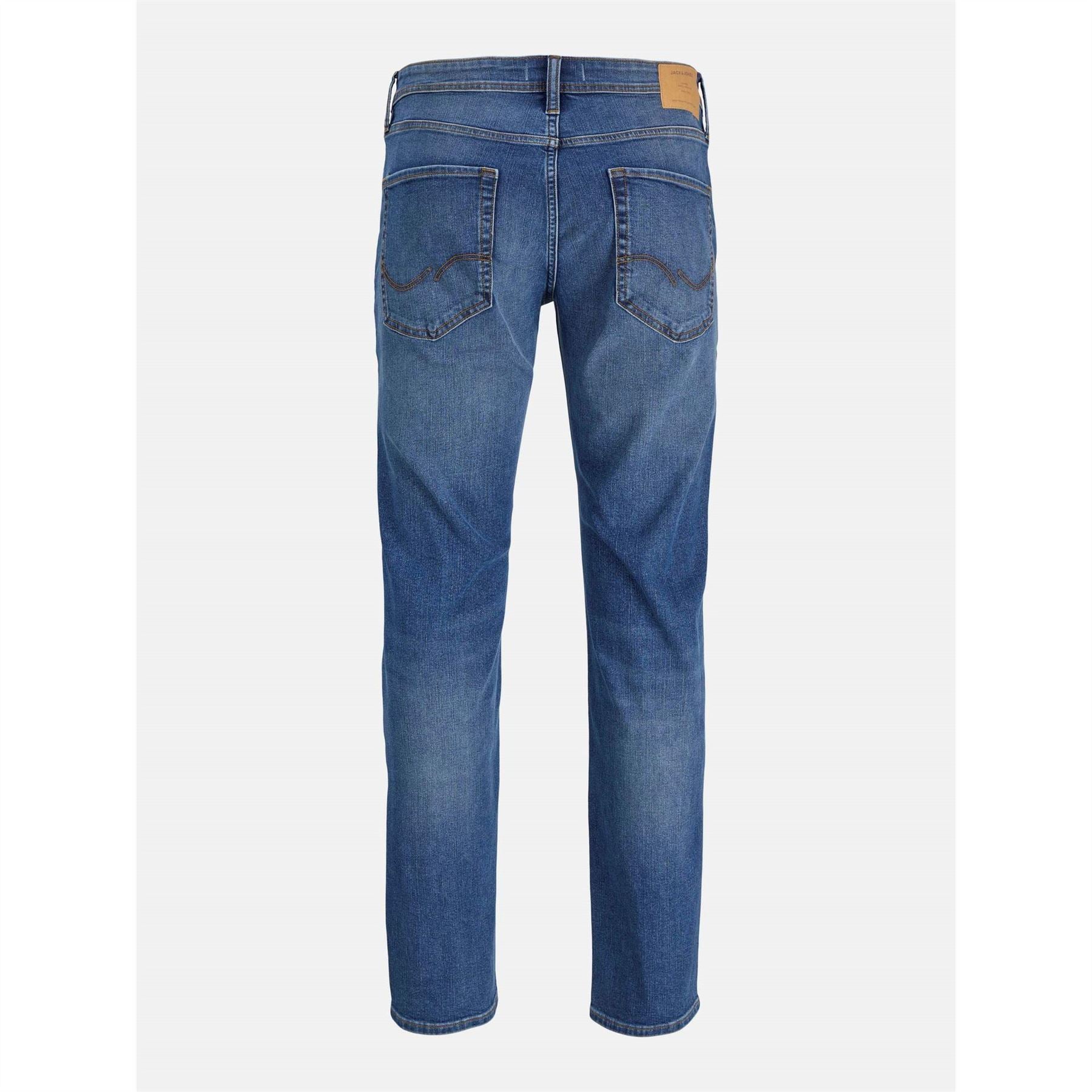 Jack and Jones Clark Orig Tapered Fit Five Pocket Jeans