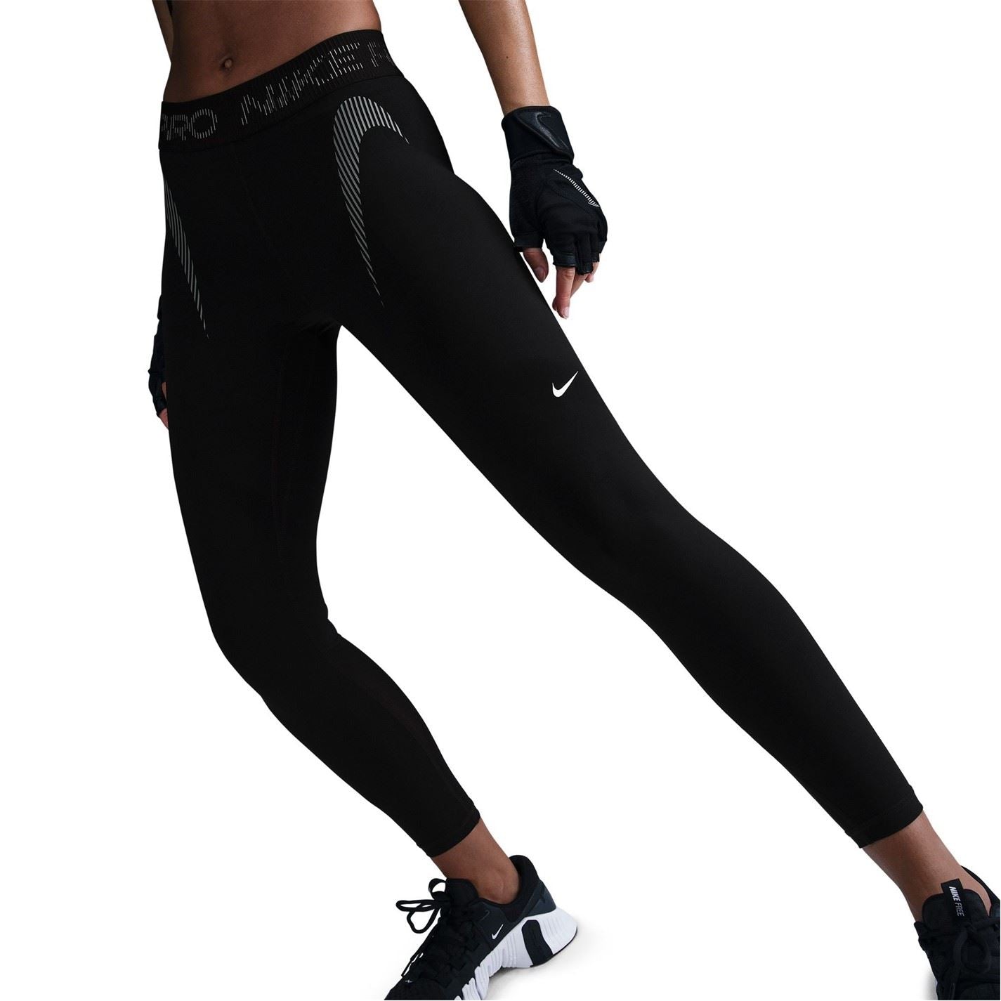 Nike DF 7/8 Solid Patterned Running Pants