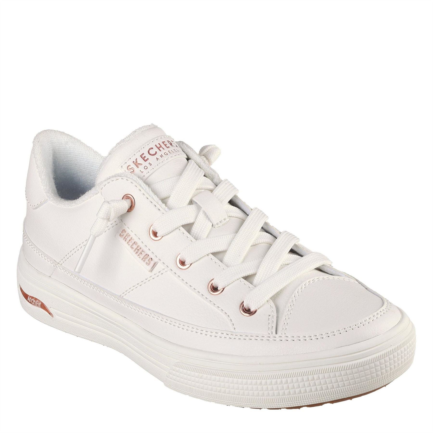 Skechers Womens Arch Fit Arcade   On My Way Low Top Trainers