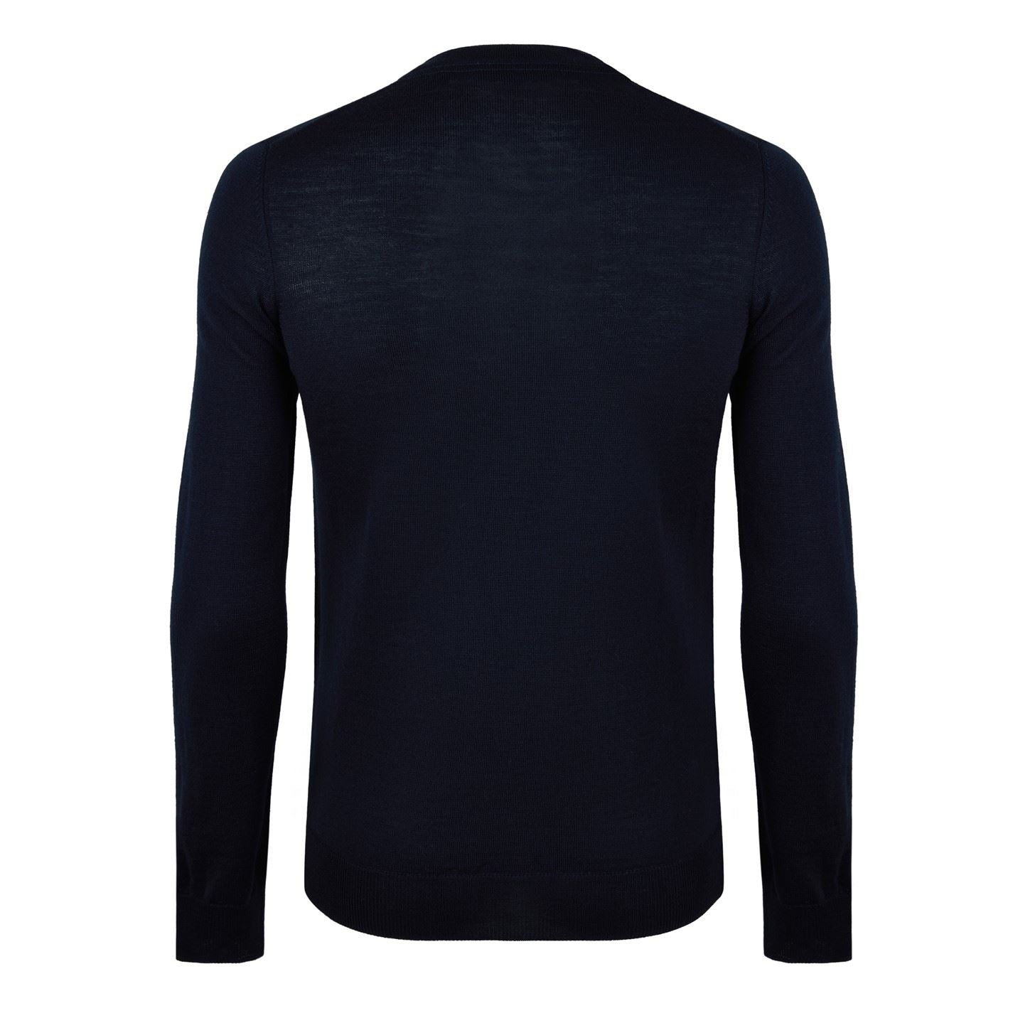 Lyle and Scott V-Neck Tonal Eagle Long Sleeve Sweater