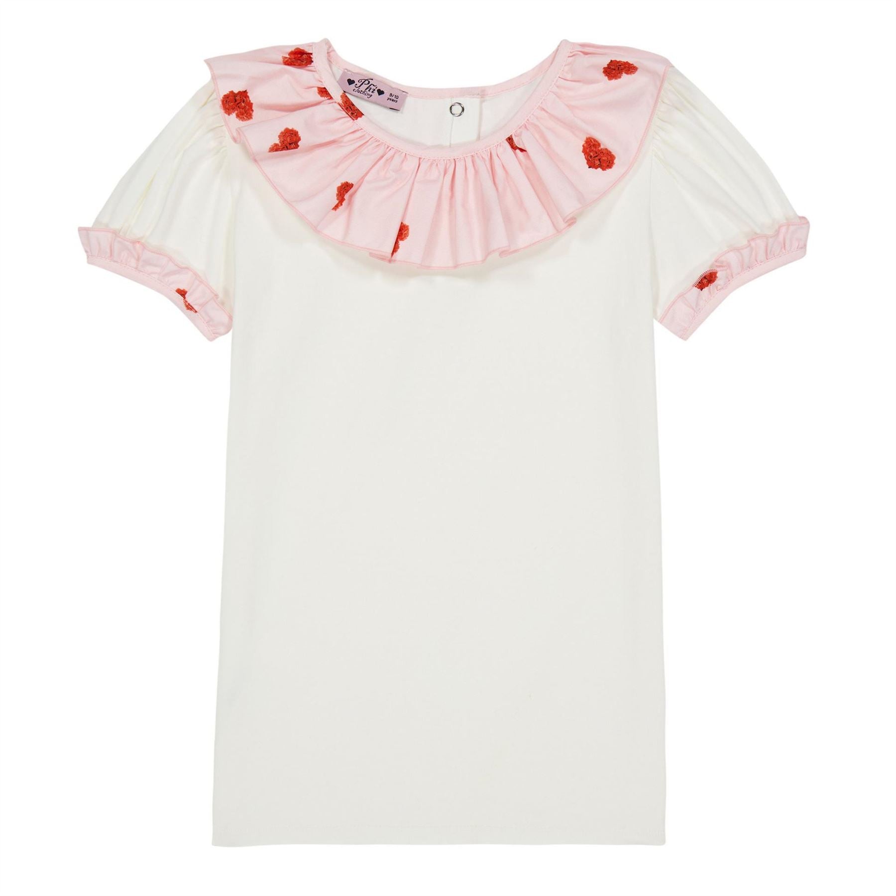 Phi Heart Graphic Regular Fit Crew Neck T-Shirt