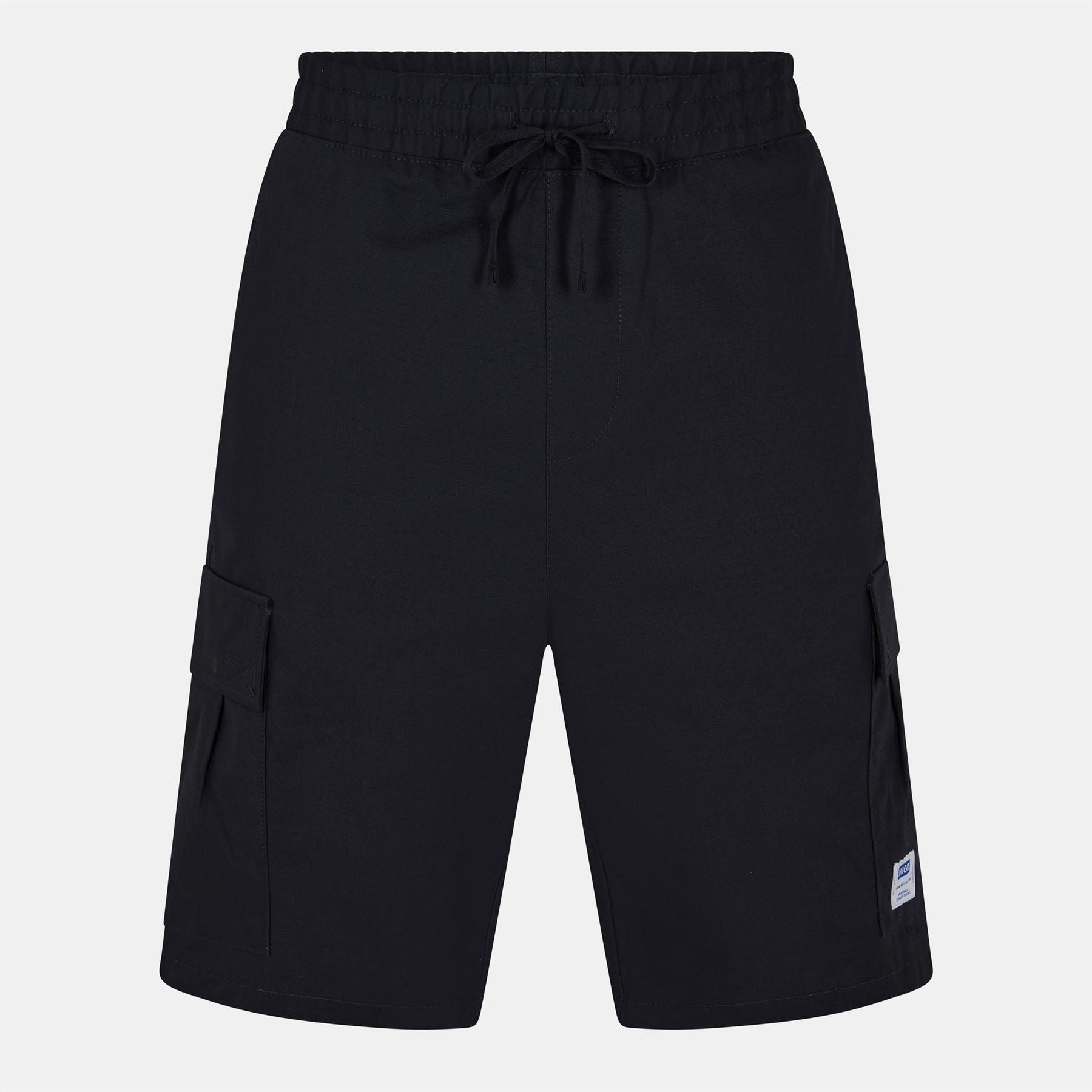 Hugo Solid Patterned Cargo Shorts with Elasticated Waistband