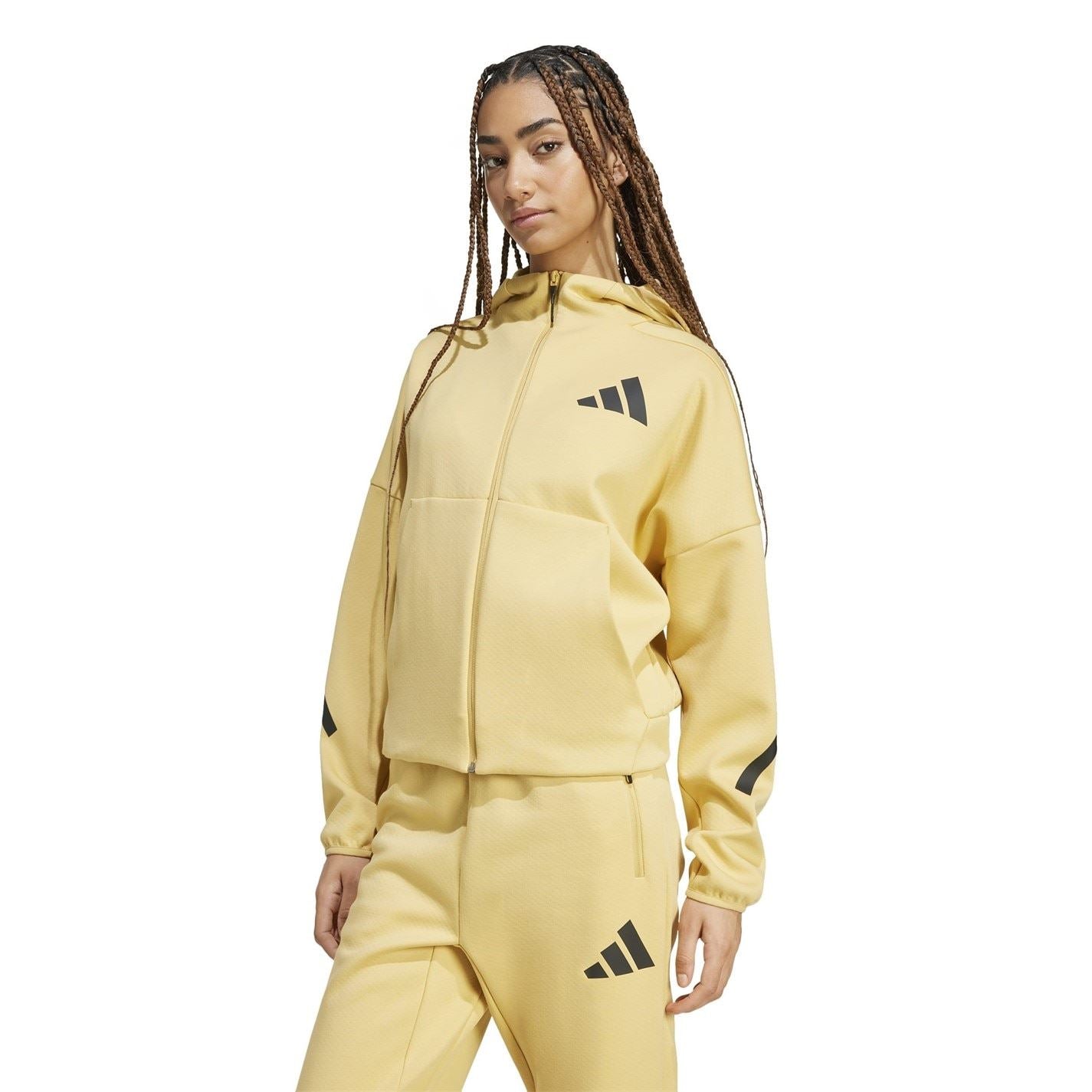 adidas Womens Z.n.e. Full Zip Hoodie
