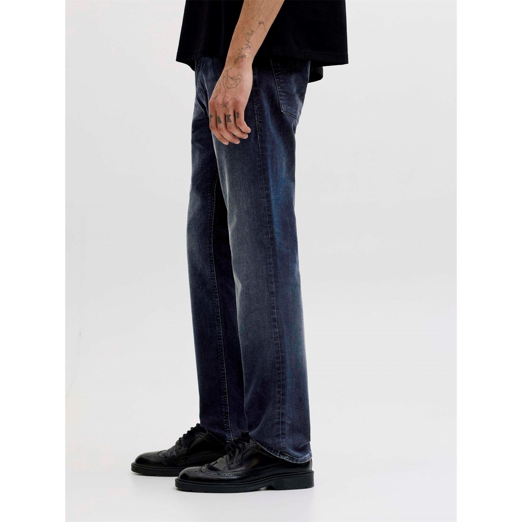 Jack and Jones Glenn Original Mid Rise Slim Fit Jeans