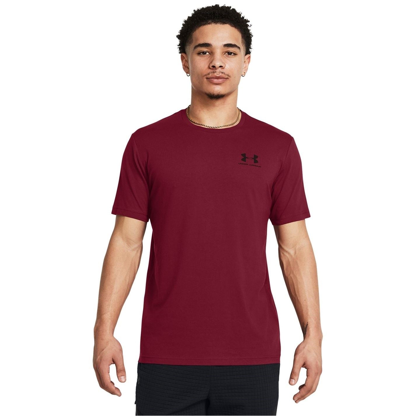 Under Armour Mens Armour Ua Left Chest Logo Short Sleeve
