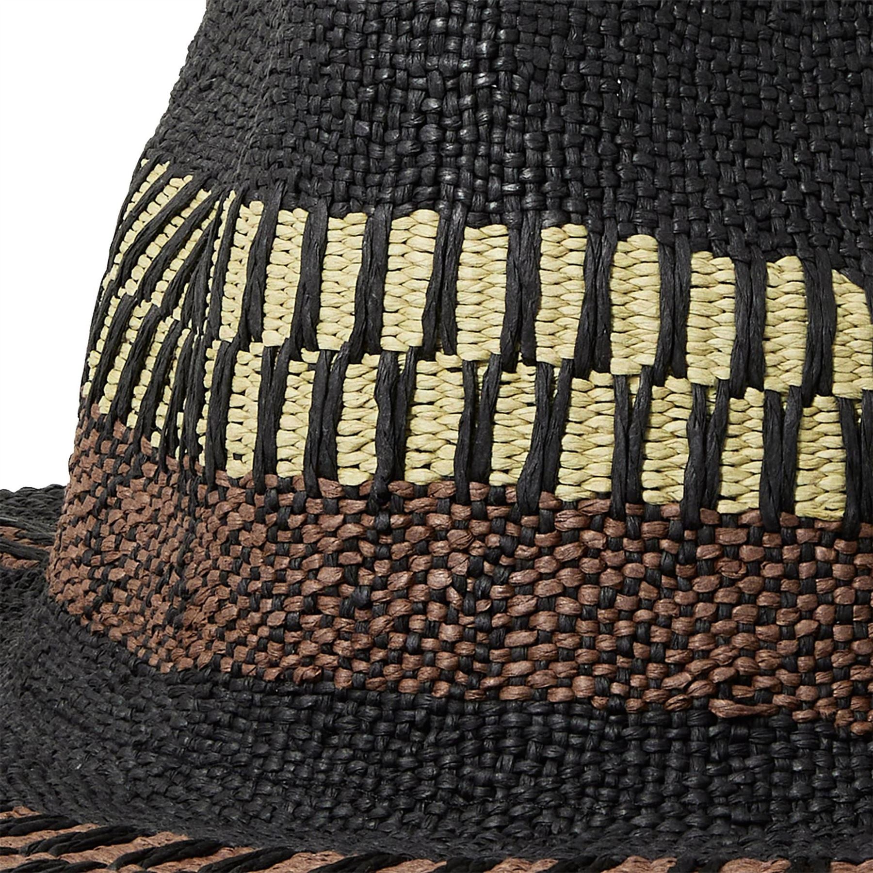 Biba Stripe Cowboy Hat