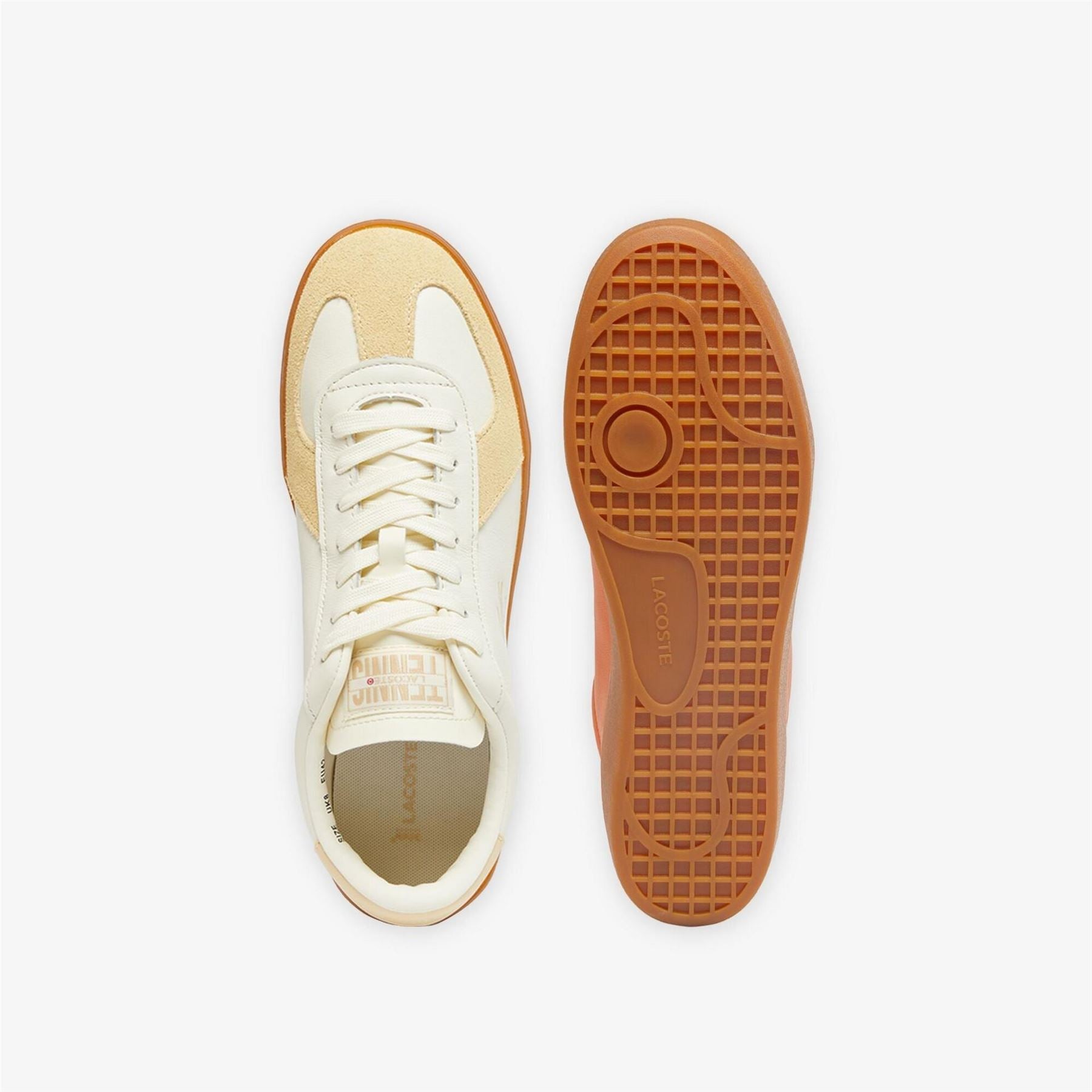 Lacoste Baseshot Pro Low Top Crocodile Print Sneakers