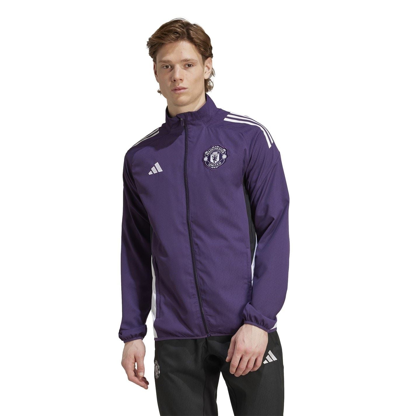 adidas Mens Manchester United Presentation Jacket 2025 2026