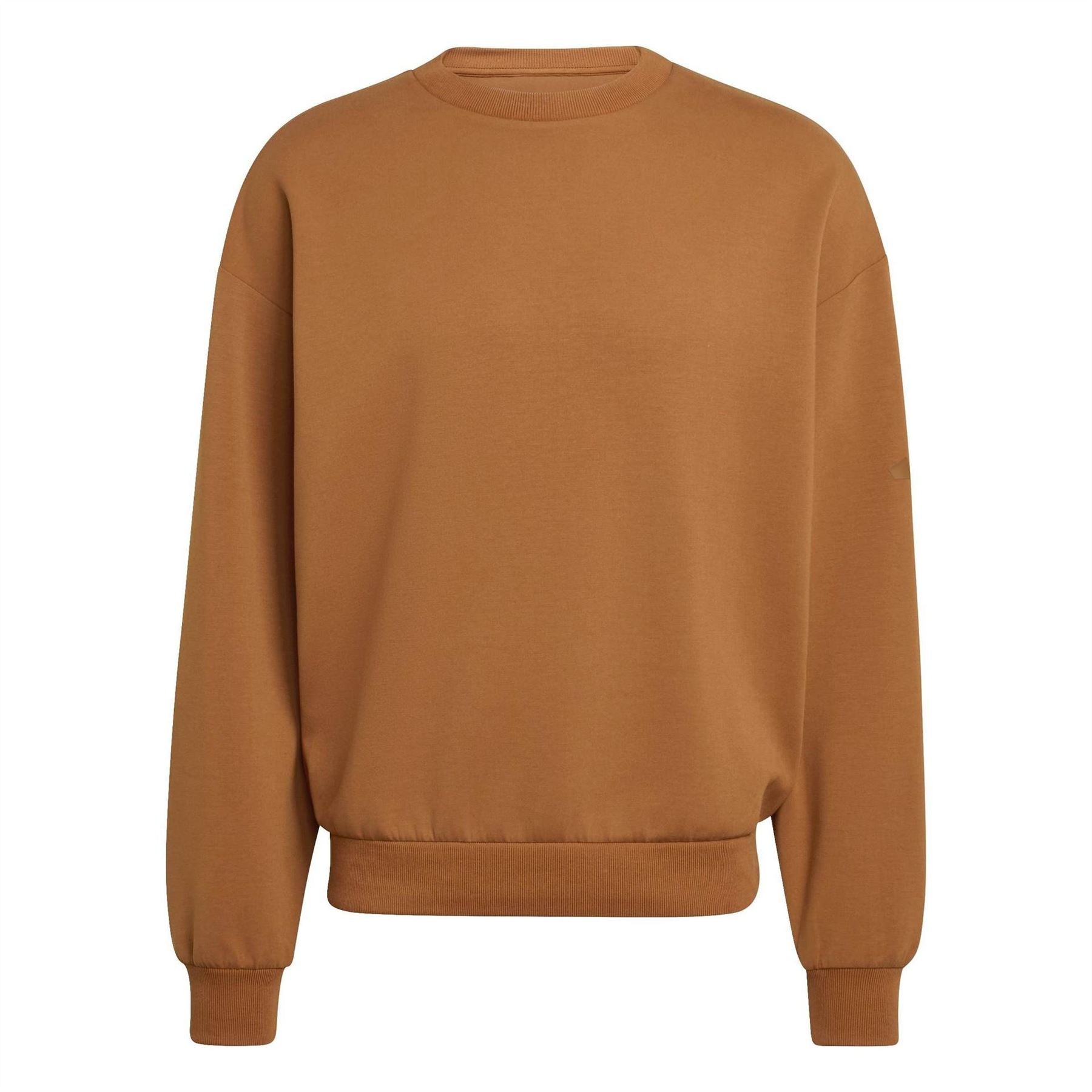 adidas Crew Neck Ribbed Collar Oversize Sweatshirt