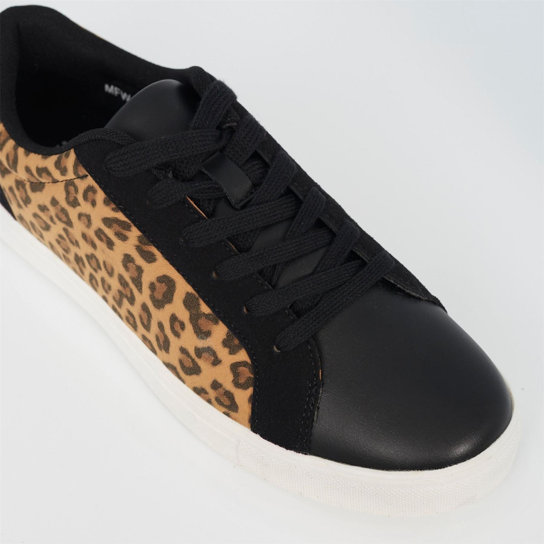 Brave Soul Mens Leopard Print Trainers
