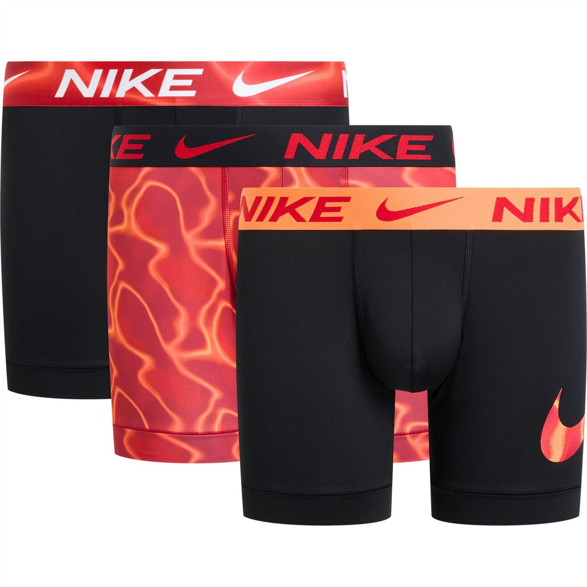 Nike Mens 3 Pack Dri Fit Boxer Shorts