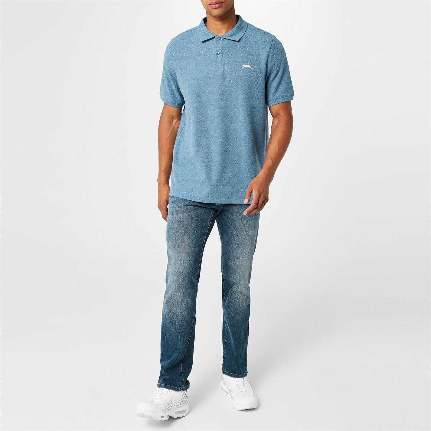 Slazenger Mens Plain Polo Shirt