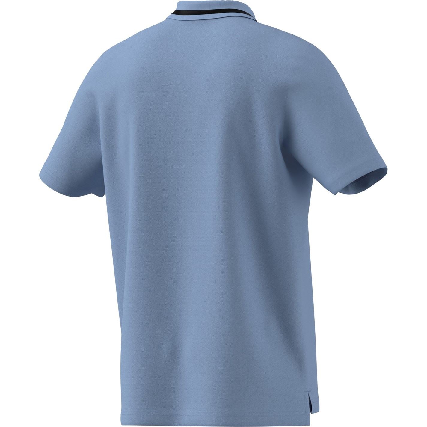 adidas Mens Essentials Cotton 3 Stripes Polo Shirt