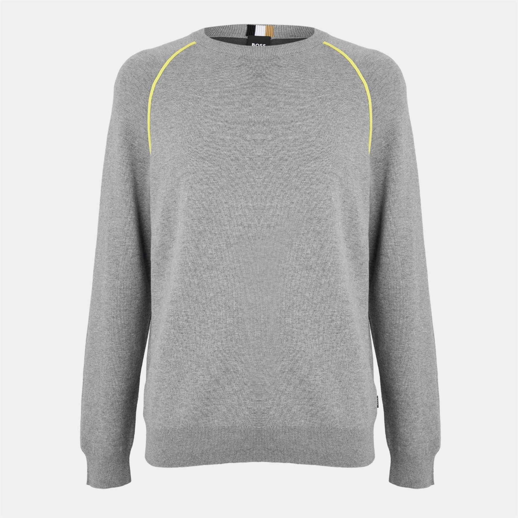 Boss Crew Neck Raglan Sleeve Long Sweater