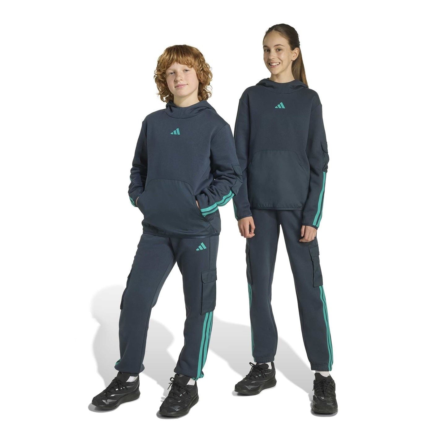 adidas Utility Fleece Cargo Joggers Juniors
