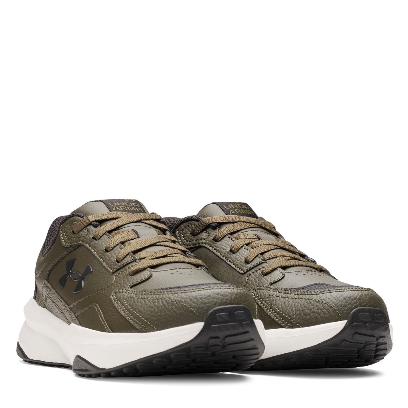 Under Armour Edge Leather Lace-Up Low Top Sneakers