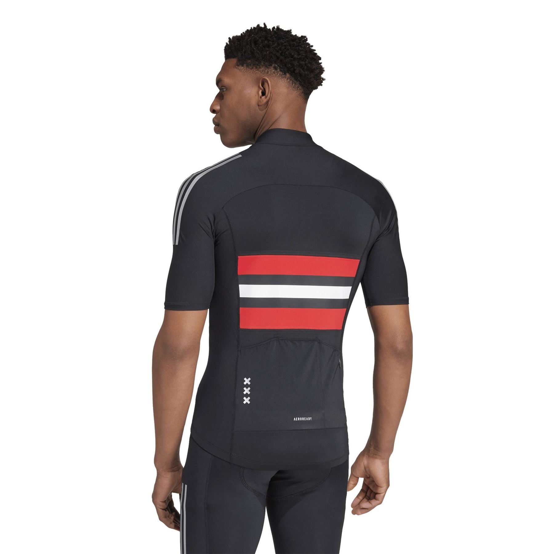adidas Mock Neck Short Sleeve Slim Fit Jersey