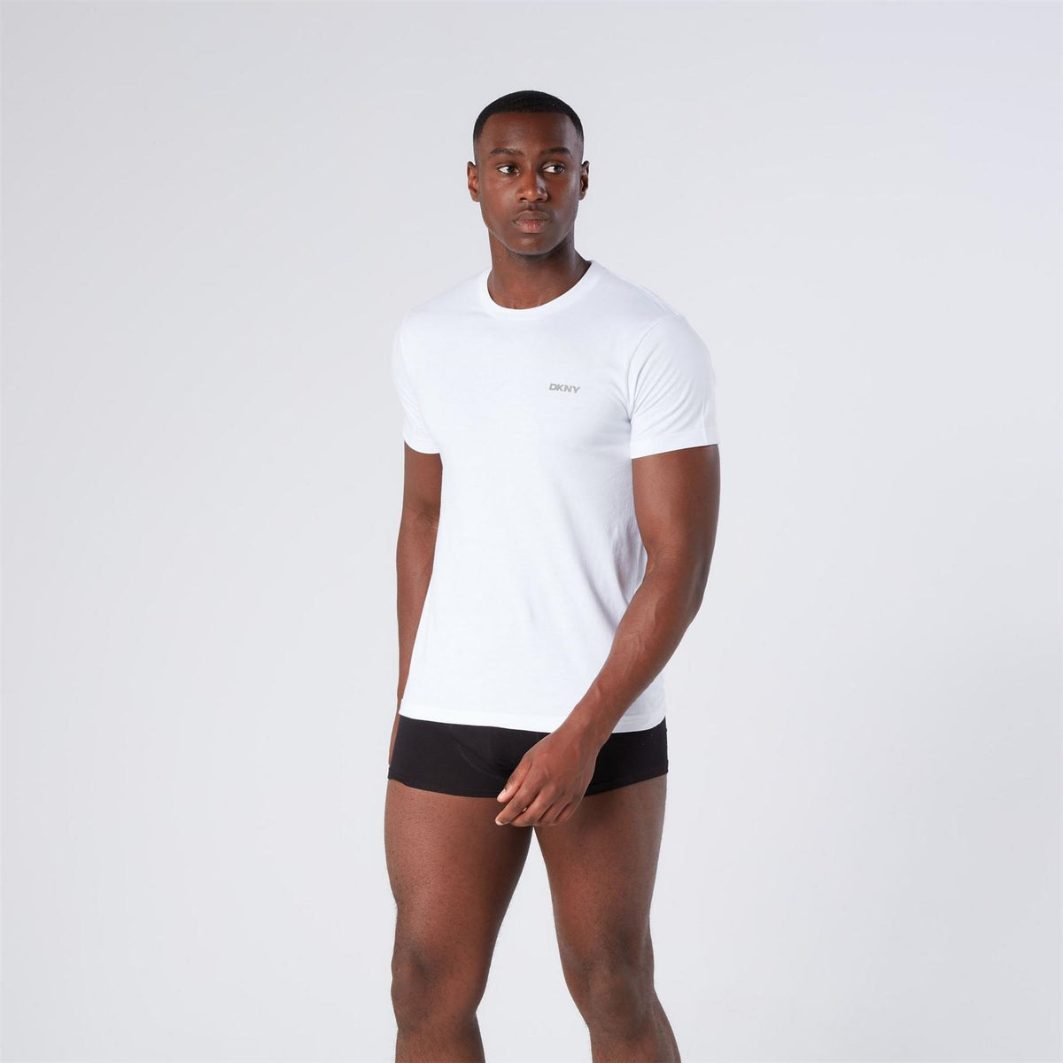 DKNY Mens 3 Pack Short Sleeve T-Shirts Giants