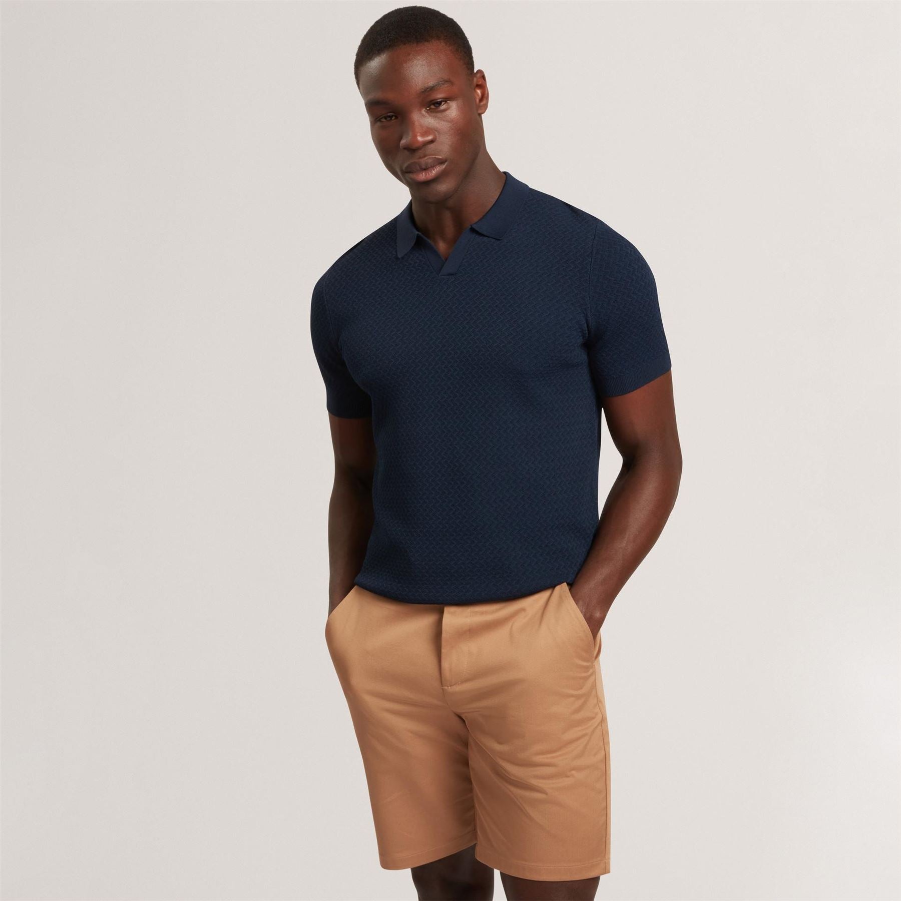 Ted Baker Ss Zzagstch Polo Sn62