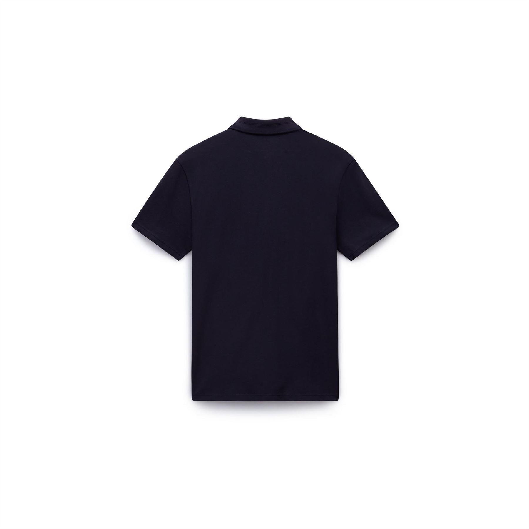 Napapijri Black Regular Fit Solid Polo Shirt