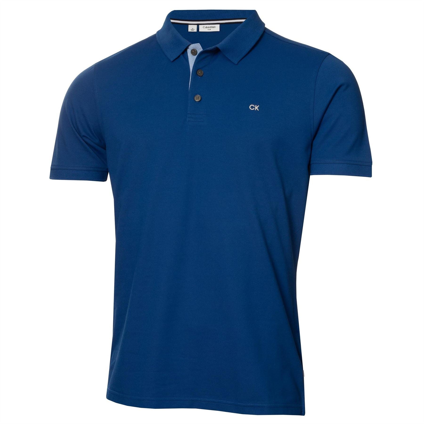 Calvin Klein Golf Embroidered Collared Neck Short Sleeve Polo Shirt