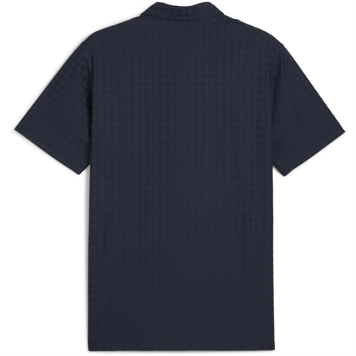 Puma Mattr Houndstooth Short Sleeve Performance Polo Shirt