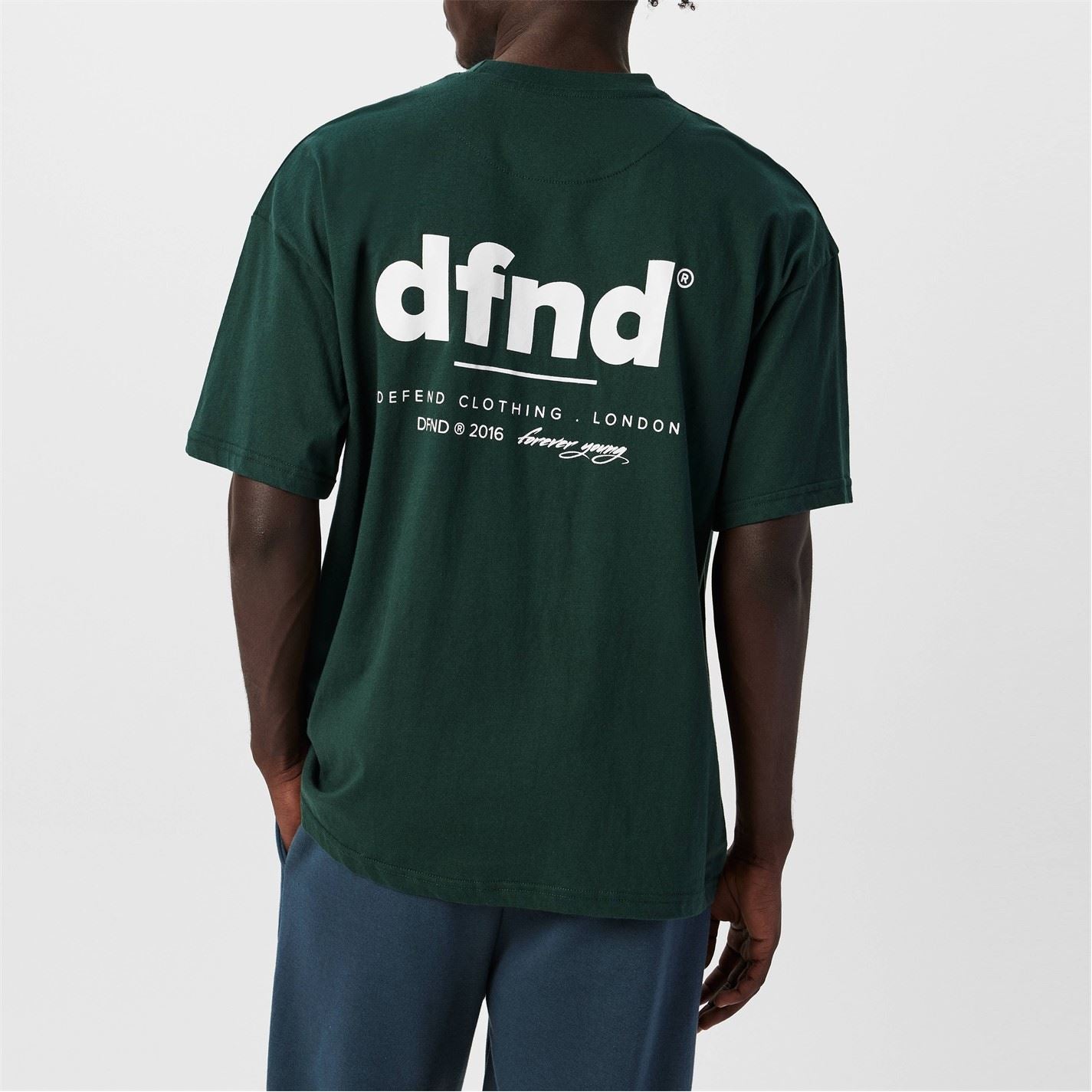 DFND London Oversize Fit Crew Neck 4 Pack T-Shirt