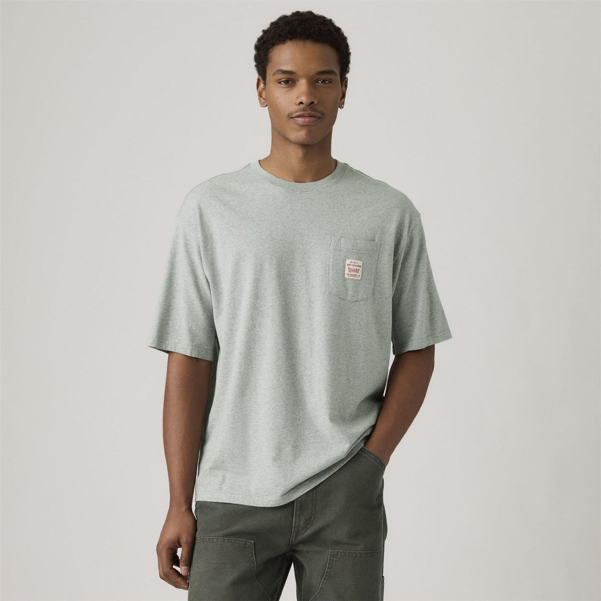 Levis Regular Fit Crew Neck Short Sleeve Text Graphic T-Shirt