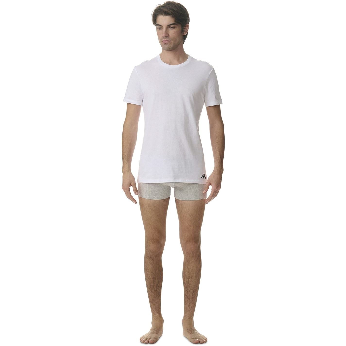 adidas 3 Pack Regular Fit Crew Neck T-Shirts