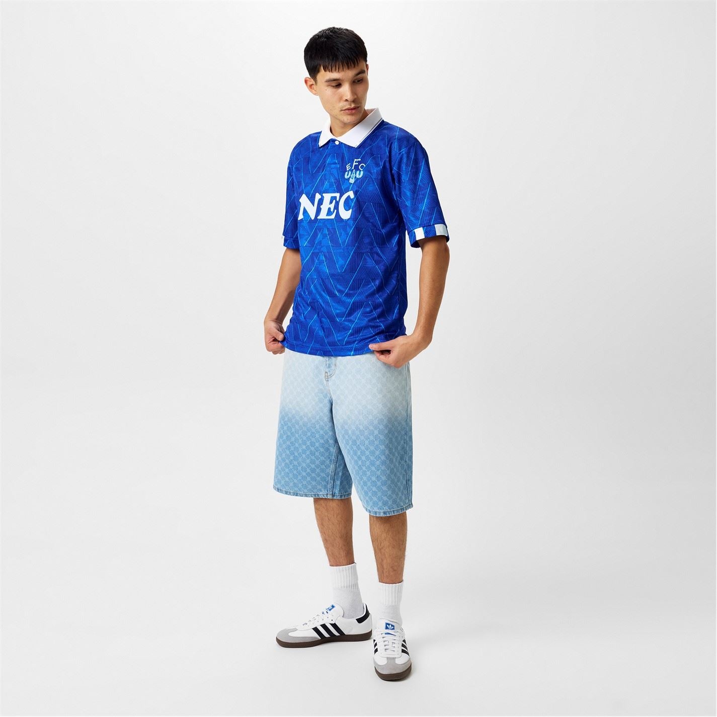 Score Draw Mens Everton Fc Home Shirt 1990