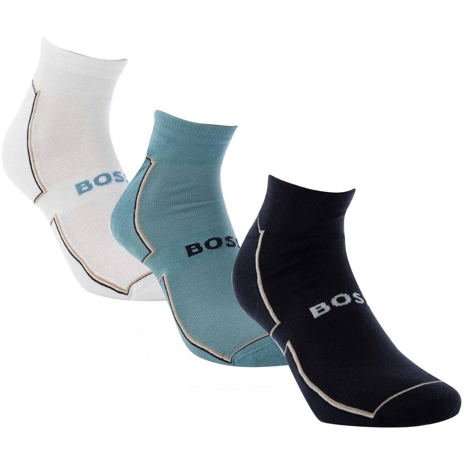 Boss Iconic Plush Cc Trainer Ankle Socks