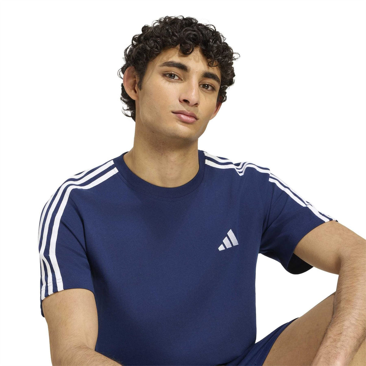 adidas Mens 3 Stripes T-Shirt