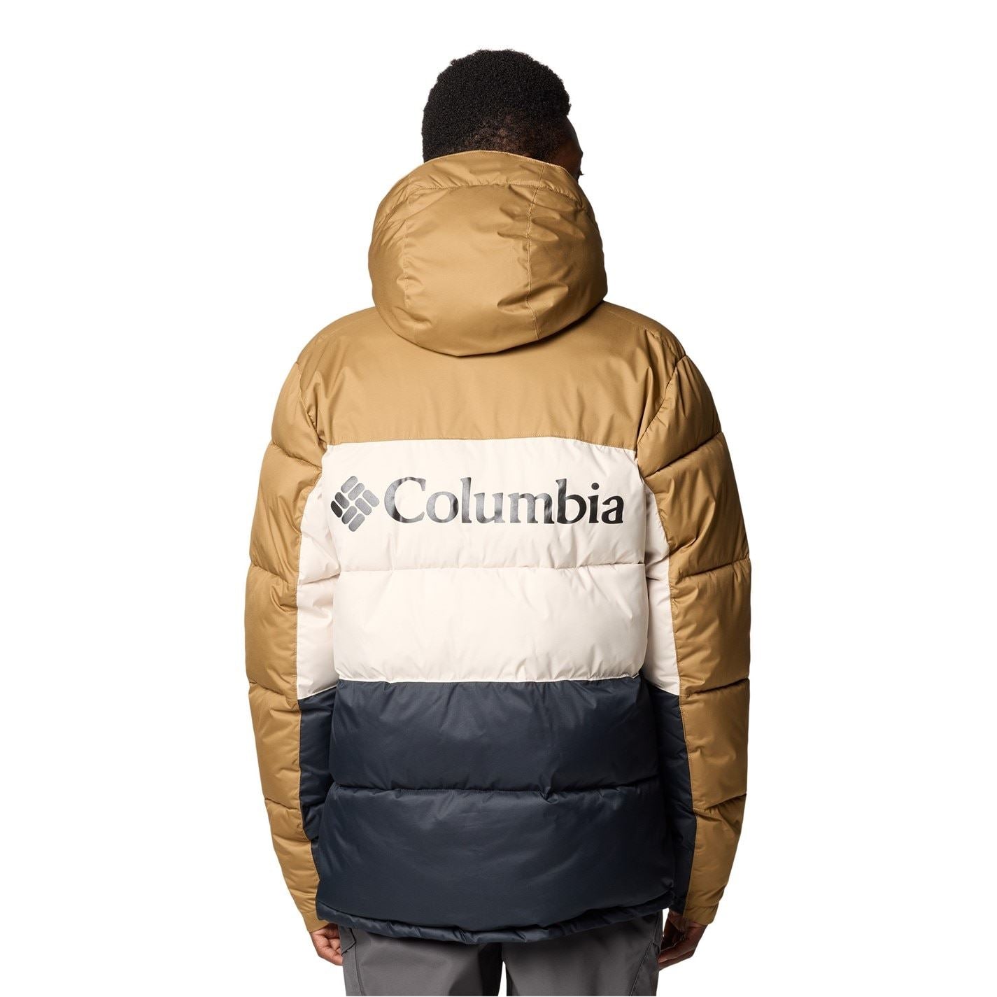 Columbia Hooded Neck Color Block Ski Jacket