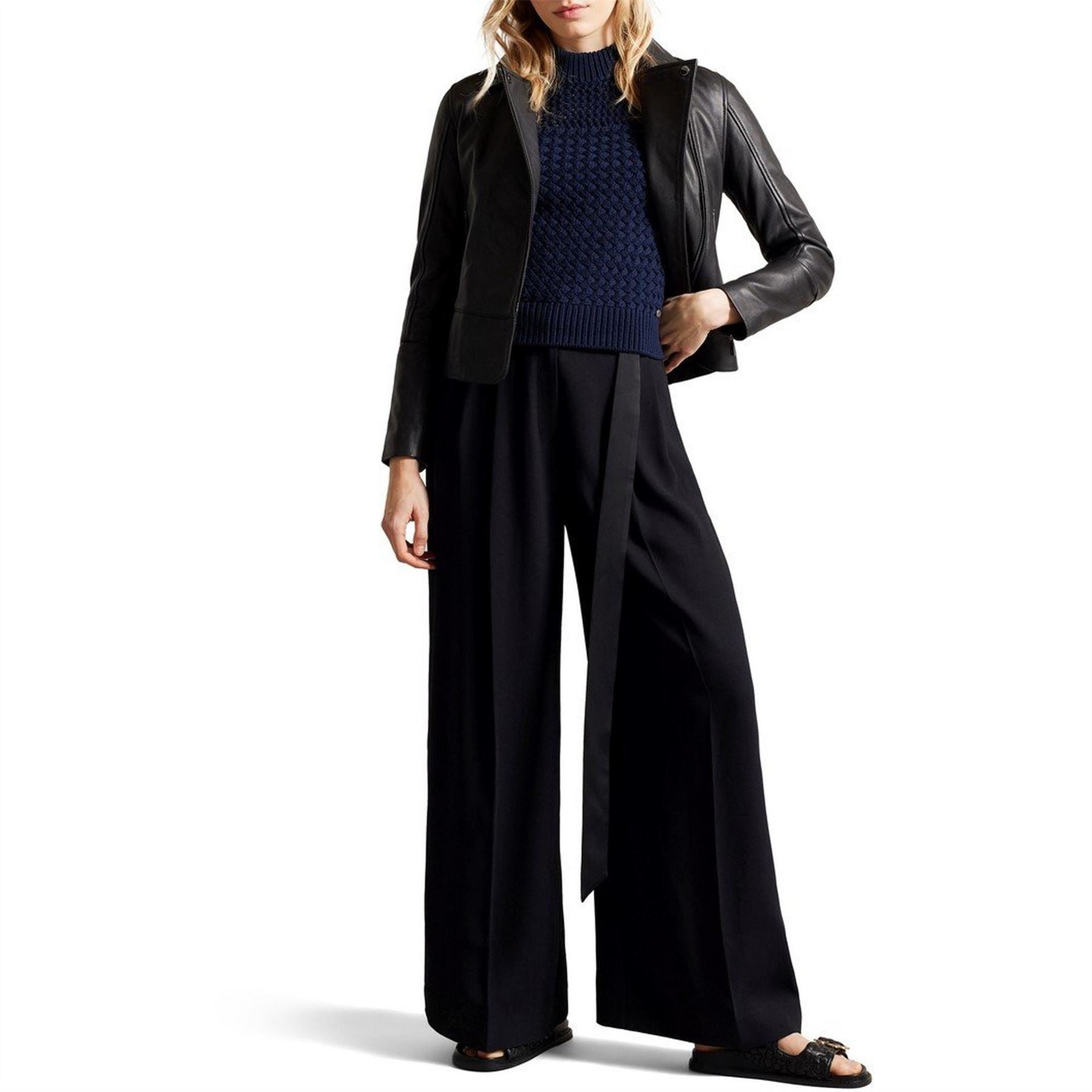 Ted Baker Lizia Moto Short Relaxed Fit Jacket
