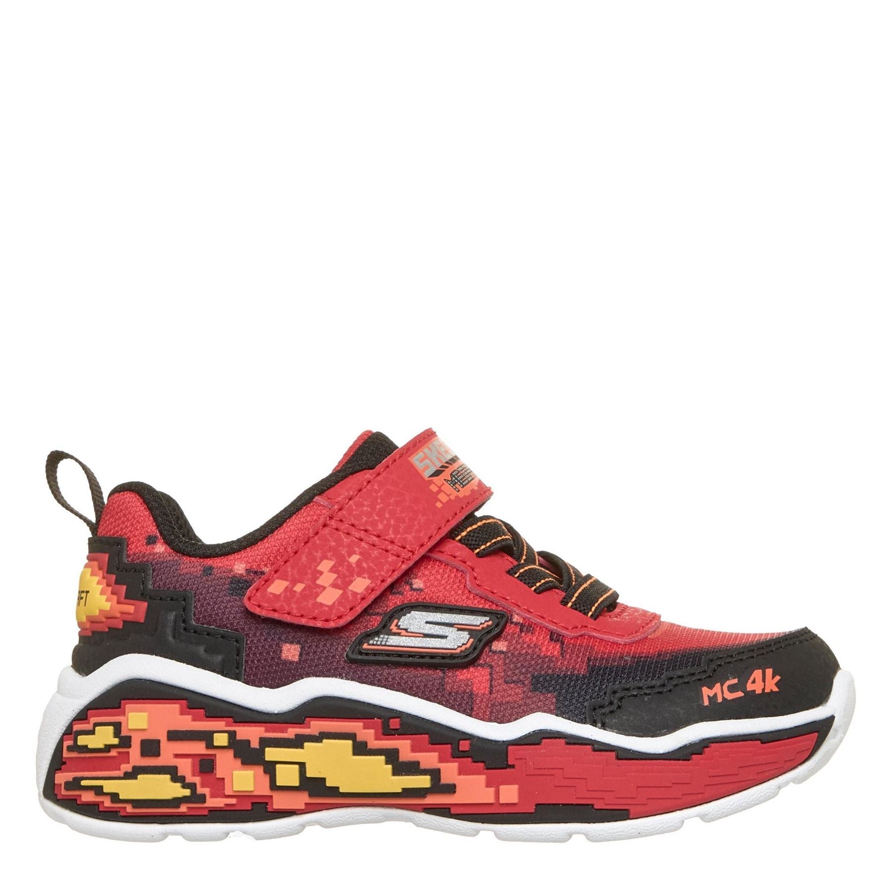Skechers Mega Scene Hook And Loop Low Top Trainers