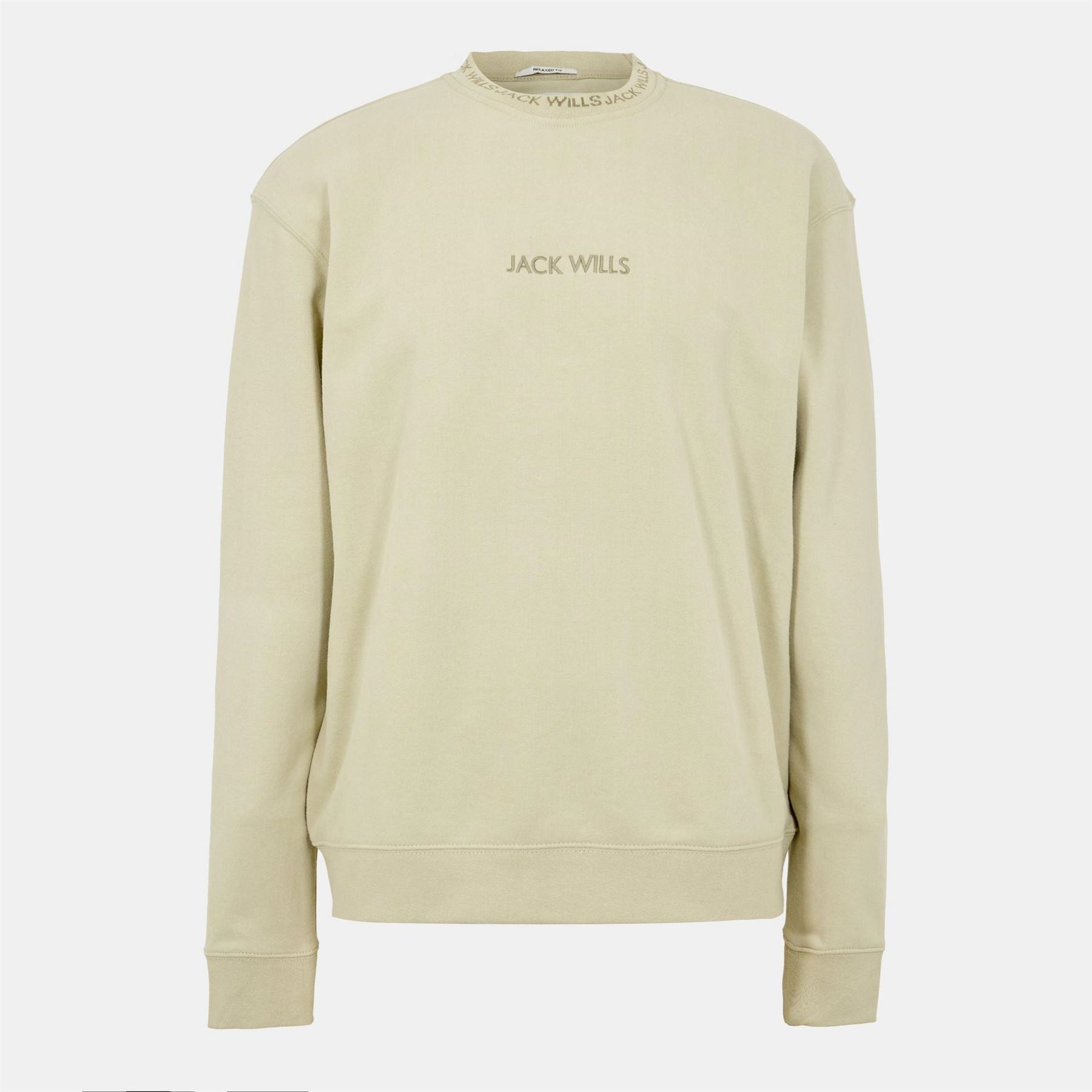 Jack Wills Mens Jacquard Crew Sweatshirt