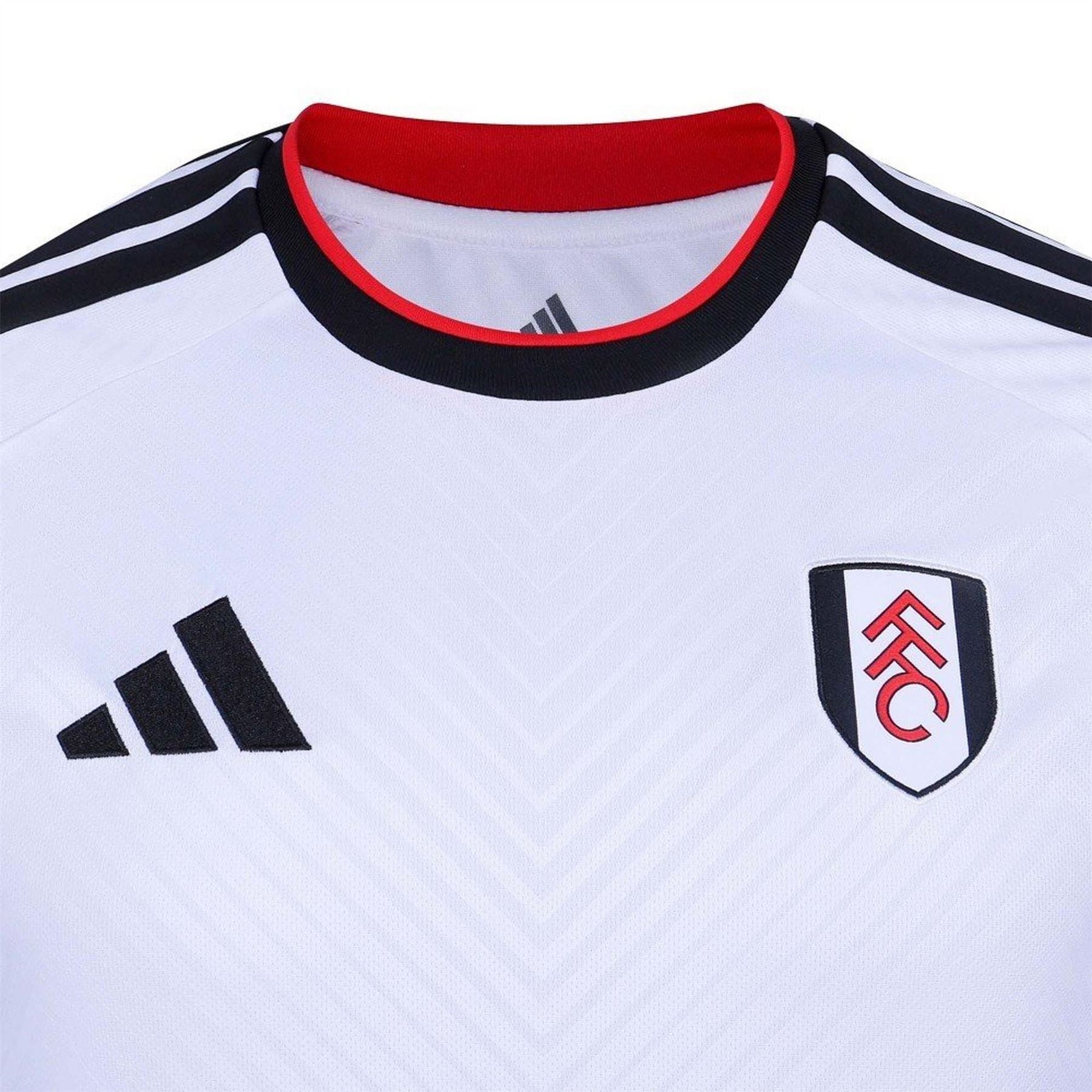 adidas Fulham Home 24 25 Short Sleeve Football Shirt