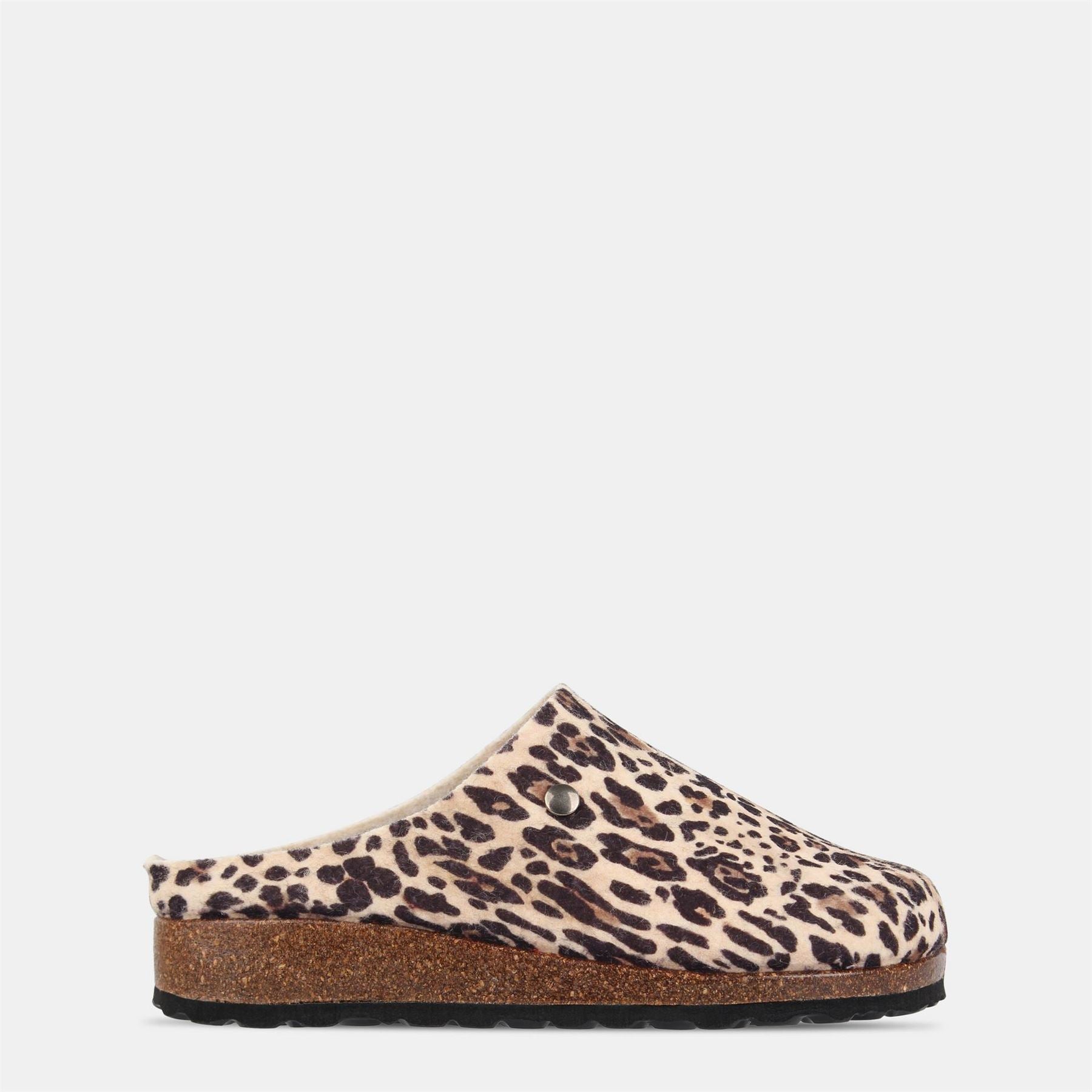 Biba Leopard Patterned Flat Heel Mules