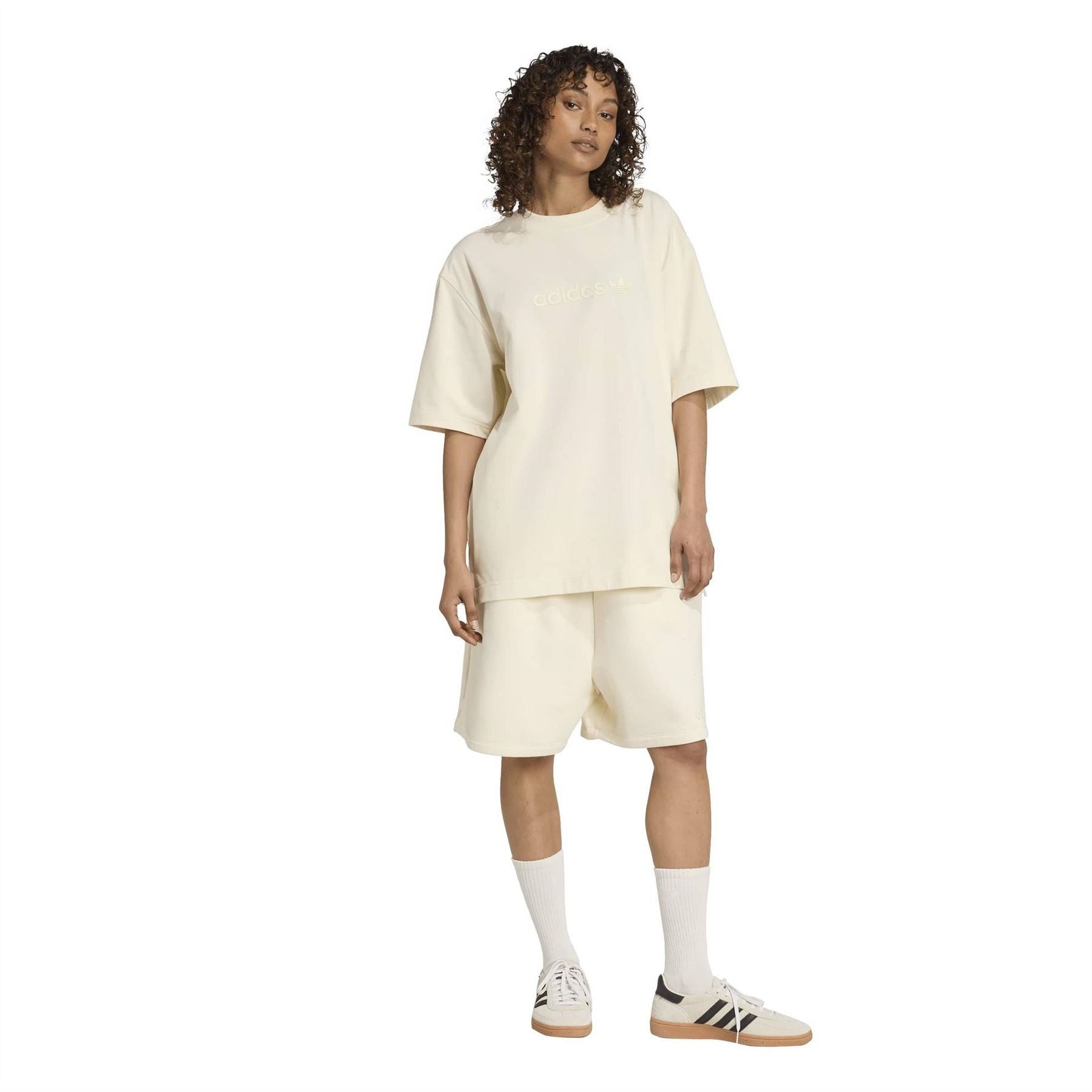 adidas Ess Lin Bermuda Sweat Shorts with Elasticated Waistband
