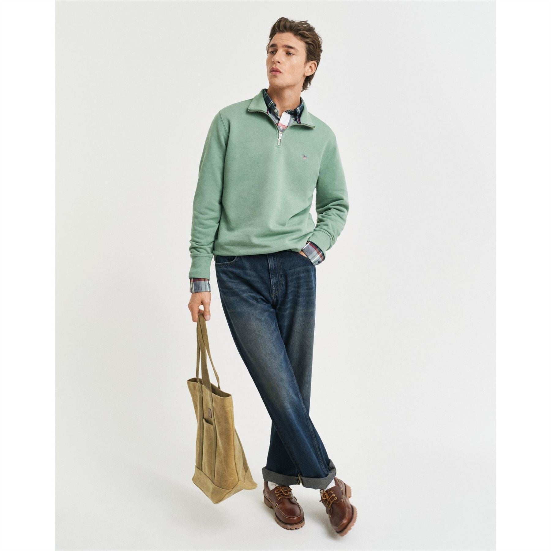 Gant Half Zip Sweatshirt