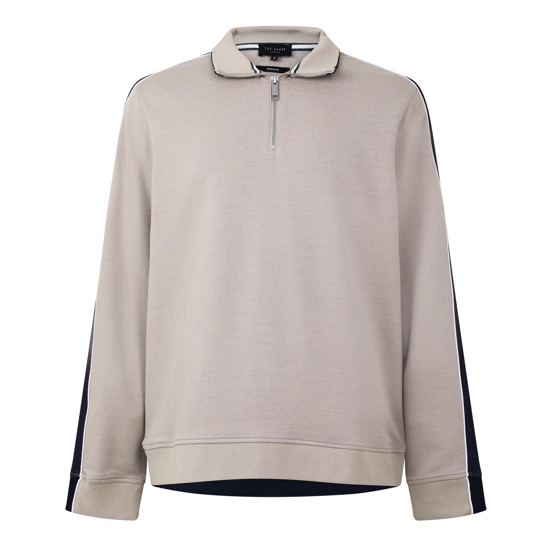 Ted Baker Ls Half Zip Polo