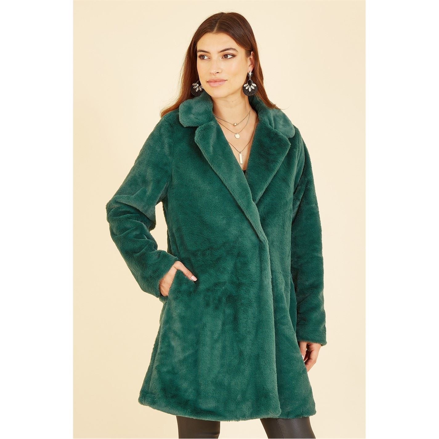 Yumi Faux Fur Coat