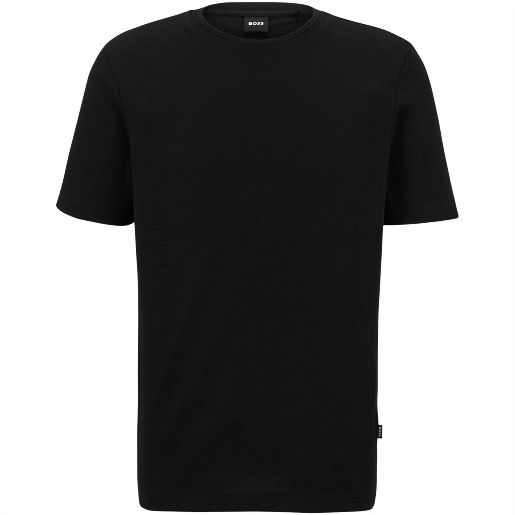 Boss Tiburt Bubble Structure Cotton Short Sleeve T-Shirt