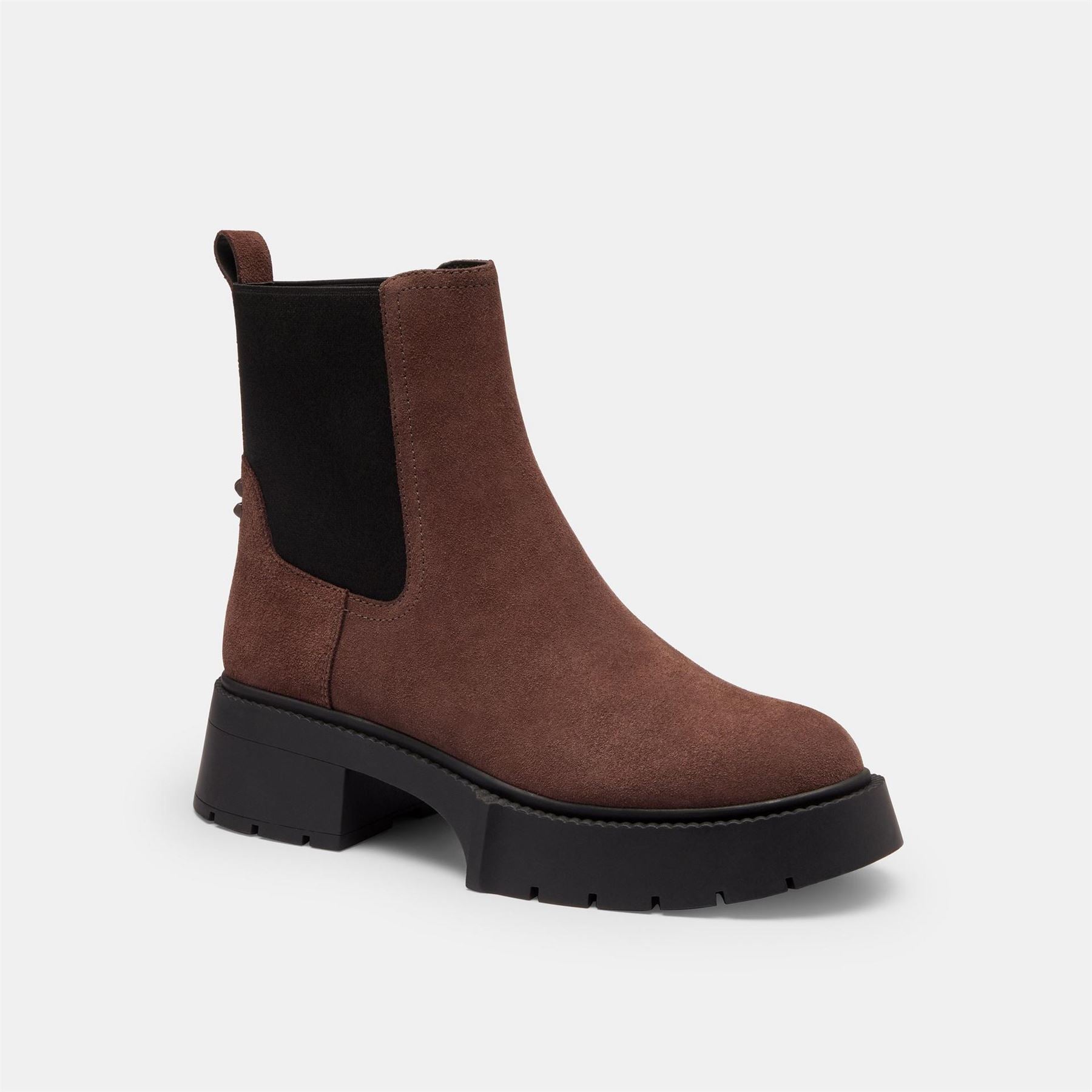 Coach Leah Chelsea Boots with Lug Sole
