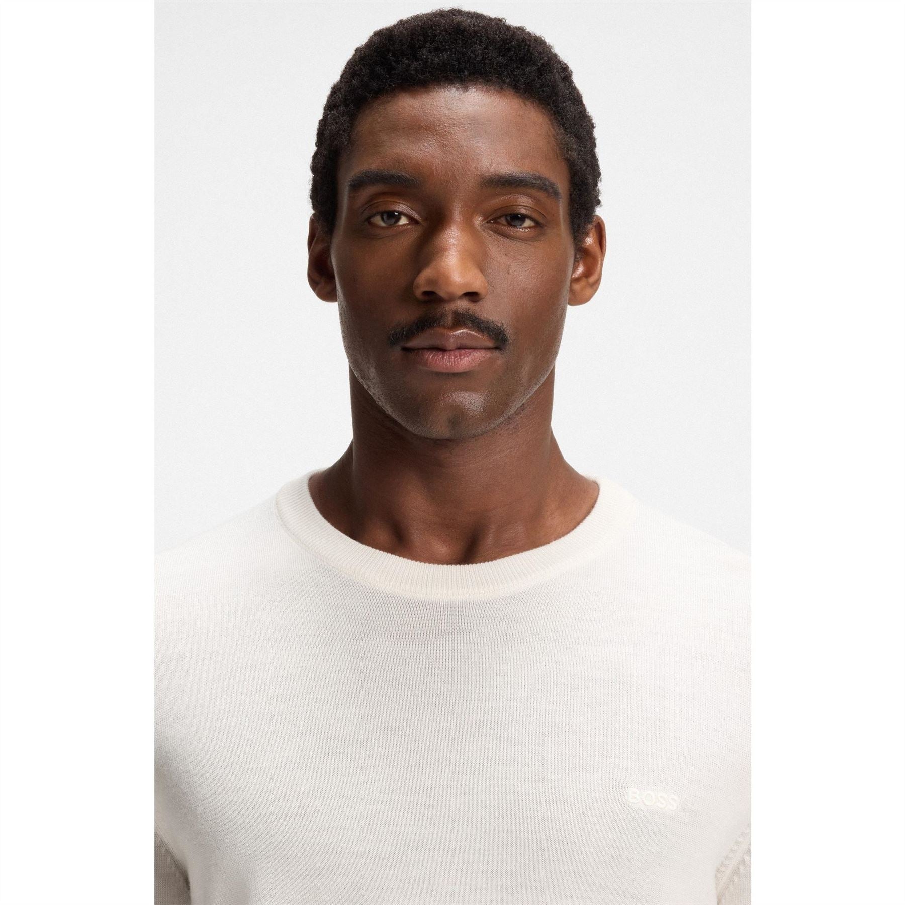 Boss Botto L 01 Black Classic Fit Crew Neck Jumper
