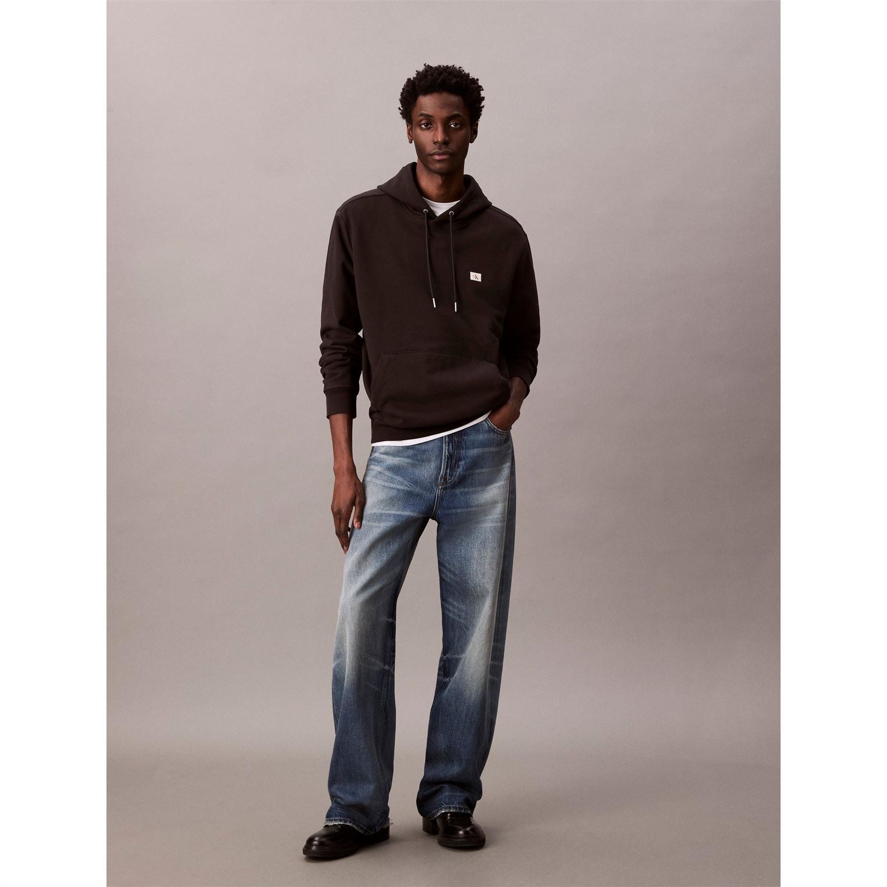 Calvin Klein Jeans Ckj Woven Over The Head Hoodie