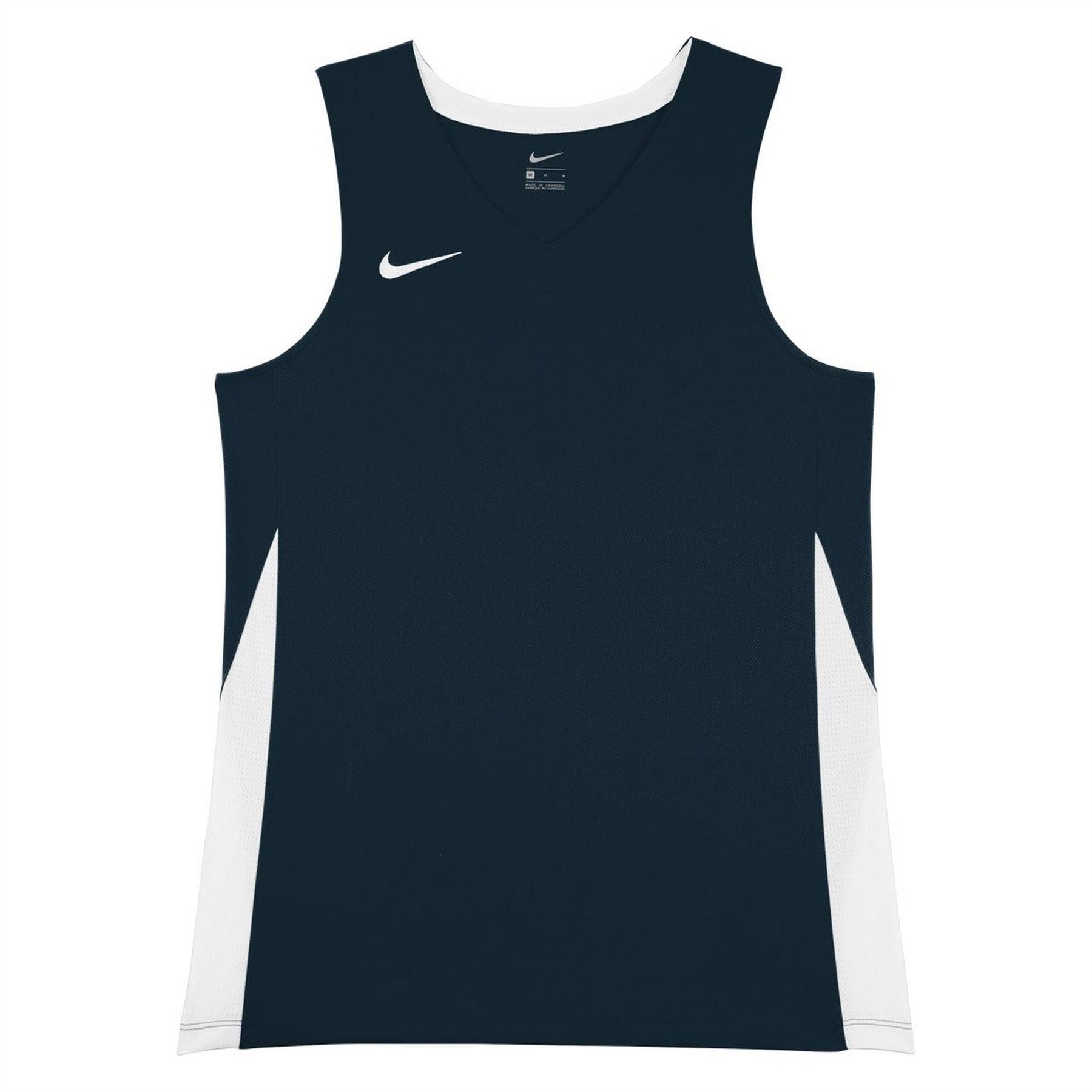 Nike V-Neck Sleeveless Regular Fit Jersey Tank