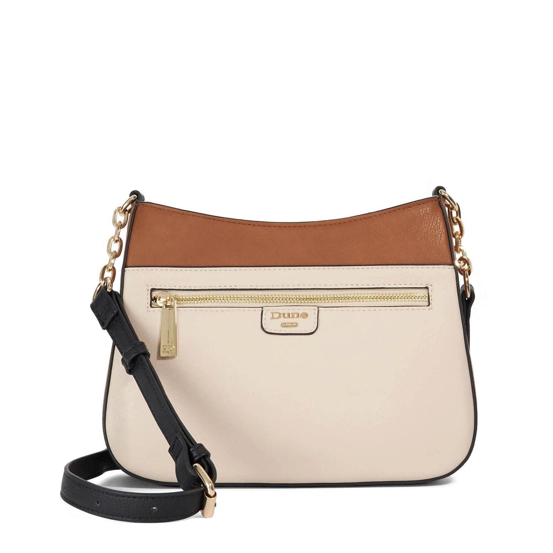 Dune London Crossbody Color Block Handbag with Detachable Strap