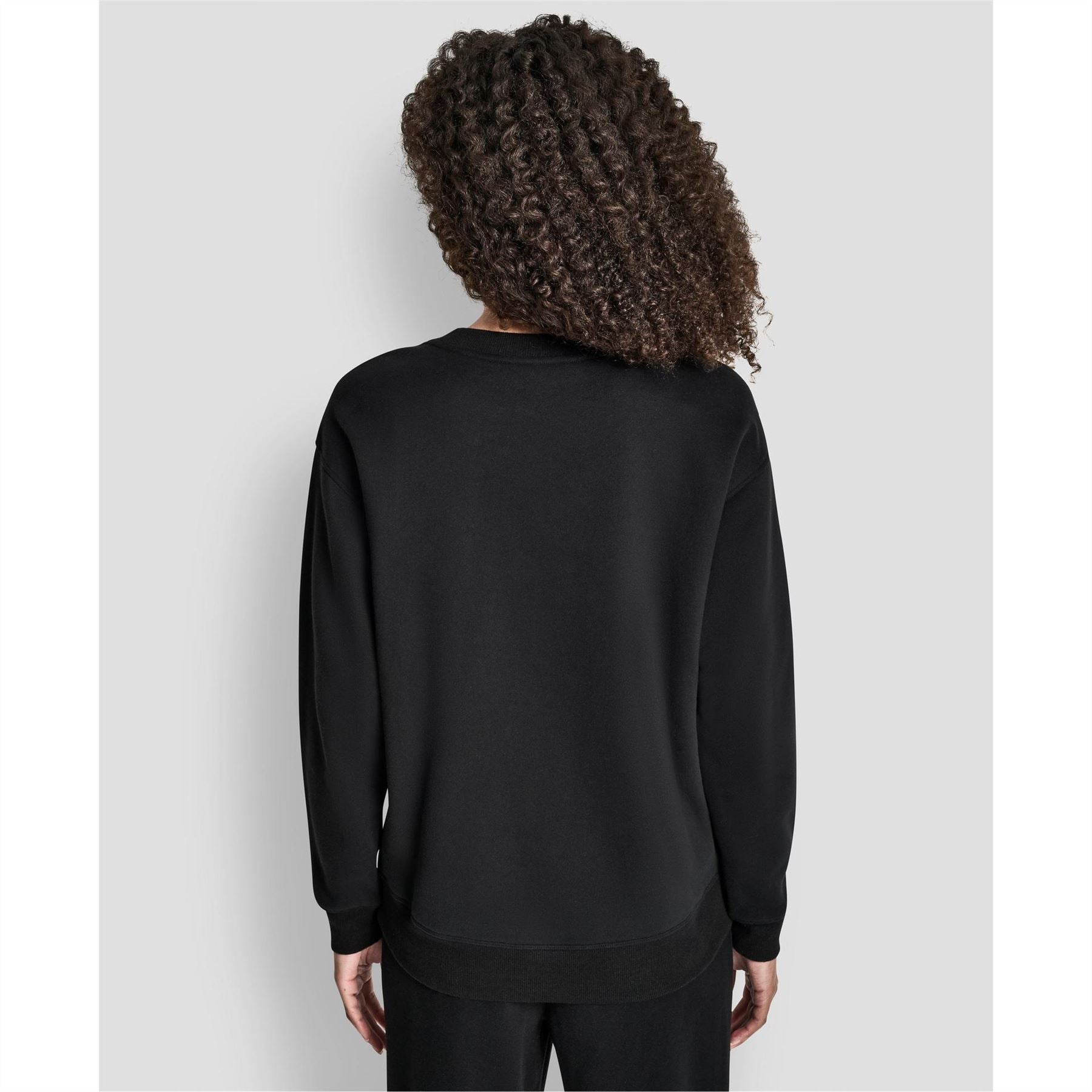 DKNY Cotton Logo Crew Sweatshirt